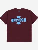 Neighborhood Major Force T-shirt Burgundy In Red