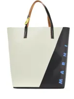 Marni Sleek Vertical Shopper Tote Bag For Men In Multicolor