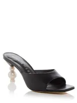 Sophia Webster Women's Perla Slide Sandals In Black Pearl